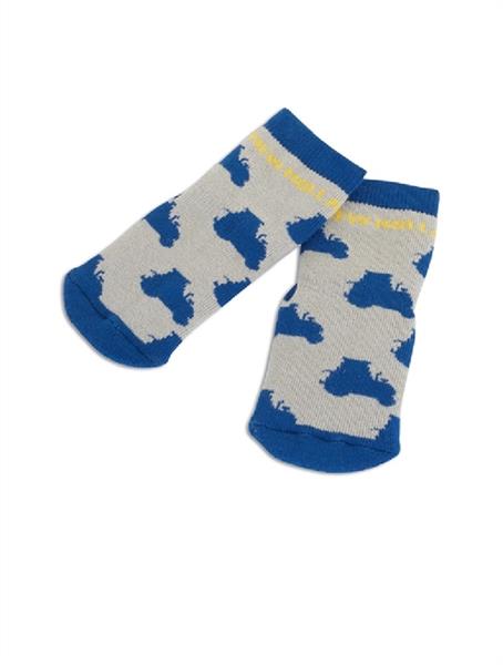 New Holland Baby Socken blau